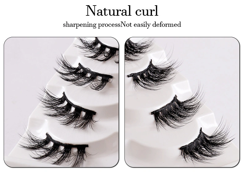 The Explosive Amazon Half-Eye Thick Natural Curl Half-Truncated Stage False Eyelashes