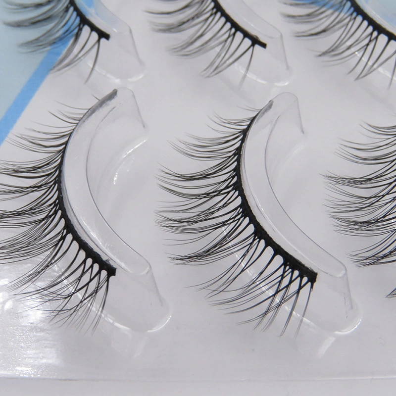 Three Pairs of Half-Cut Daily Makeup Natural False Eyelashes