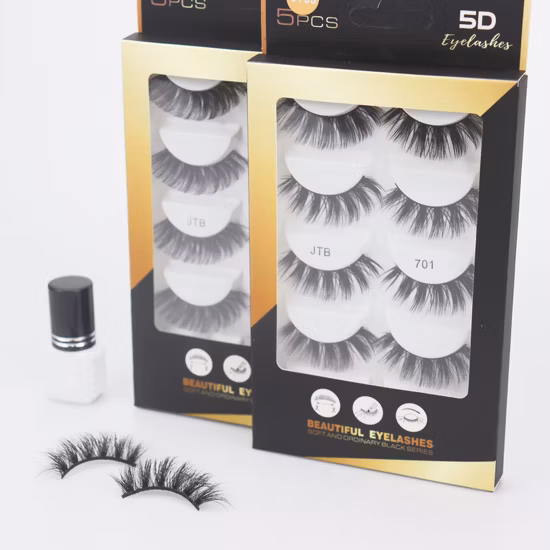 卸売 3D まつげエクステンション ODM OEM つけまつげナチュラルまつげカスタマイズされたボックス